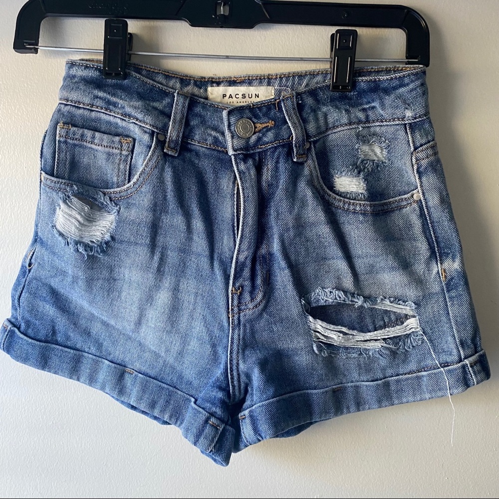 Pacsun Ripped Mom Shorts